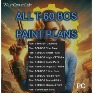 All T-60 BOS Paint Plans