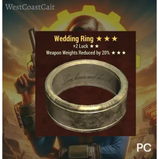 Wedding Ring +2 Luck WWR