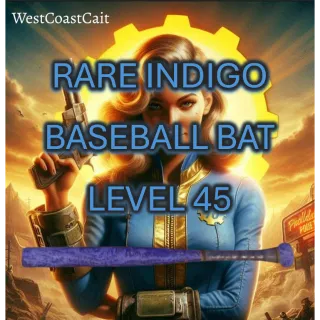 Rare Indigo Baseball Bat Level 45