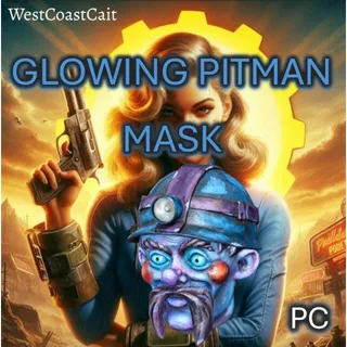 Glowing Pitman Mask Fasnacht 