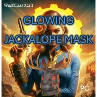 Glowing Jackalope Mask Fasnacht