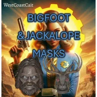 Fasnacht Bigfoot and Jackalope Masks