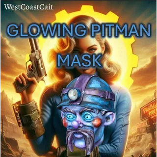 Glowing Pitman Mask Fasnacht 