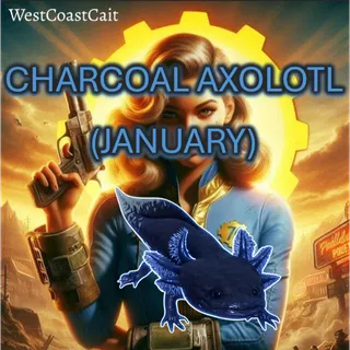 Charcoal Axolotl (January)