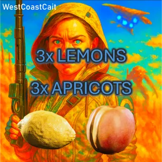 3x Lemons, 3x Apricots