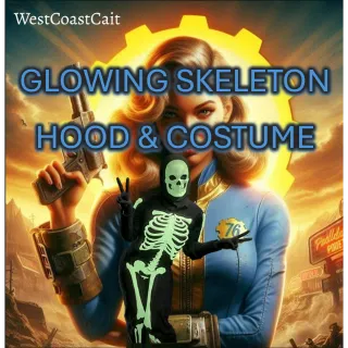 Glowing Skeleton Hood & Costume