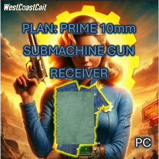 Plan: Prime 10mm Submachine Gun Receiver