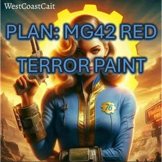 Plan: MG42 Red Terror Paint NEW Sept 2026