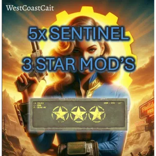 5x Sentinel 3 Star Mod's