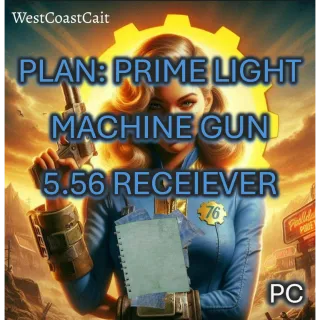 Plan: Prime Light Machine Gun 5.56 Receiver NEW