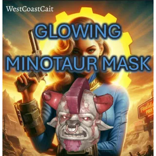 Glowing Minotaur Mask Fasnacht