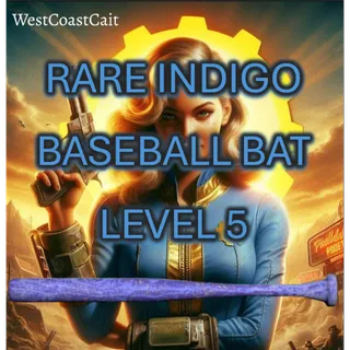 Rare Indigo Baseball Bat Level 5