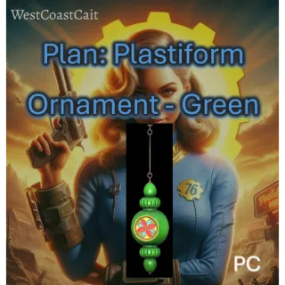 Plan: Plastiform Ornament - Green