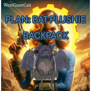 Plan: Bat Plushie Backpack Skin