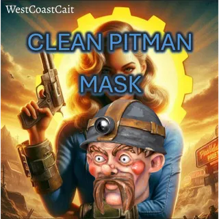 Clean Pitman Mask Fasnacht 