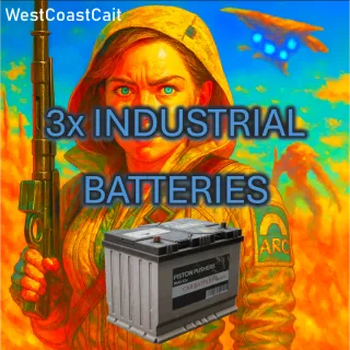 3x Industrial Battery