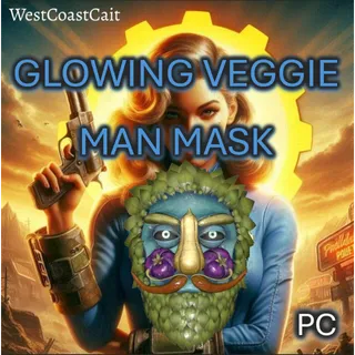 Glowing Veggie Man Mask Fasnacht