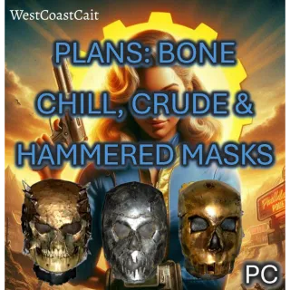 Plans: Bone Chill, Crude & Hammered Masks