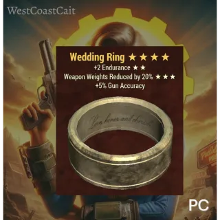 Wedding Ring +2 END WWR Gun Accuracy