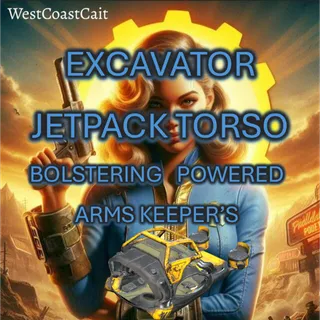Excavator Jetpack Torso Bolstering Powered Arms Keeper's