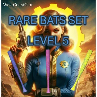 Rare Bats Set Level 5 Indigo, Pink, Yellow