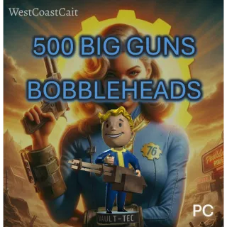 500 Big Guns Bobbleheads