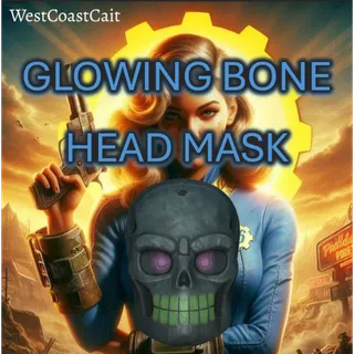 Glowing Bone Head Mask Fasnacht