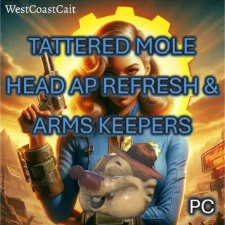 Legendary Tattered Mole Head ★★ +5% AP Regen, Food Drink Chem Weights Reduced by 20%