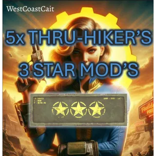 5x Thru-Hiker's 3 Star Mod's