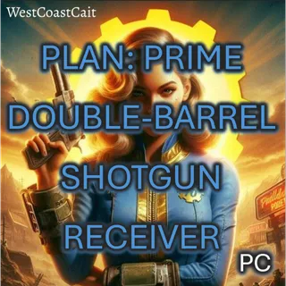 Plan: Prime Double-Barrel Shotgun Receiver NEW Sept 2026