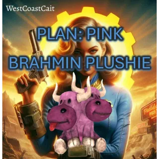 Plan: Pink Brahmin Plushie