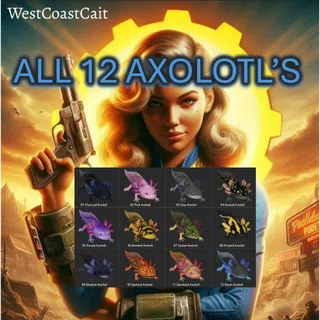 All 12 Axolotl's