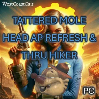 Legendary Tattered Mole Head ★★ +5% AP Regen, Food Drink Chem Weights Reduced by 20%