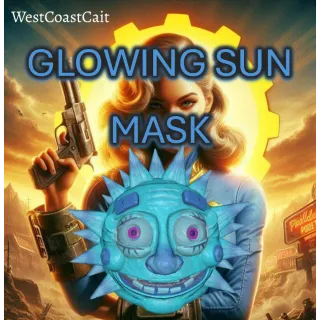 Glowing Sun Mask Fasnacht