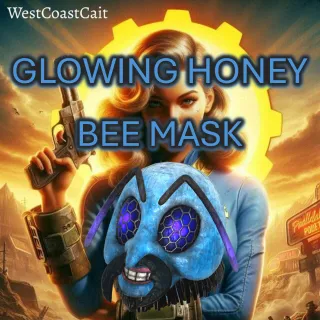 Glowing Honey Bee Mask Fasnacht