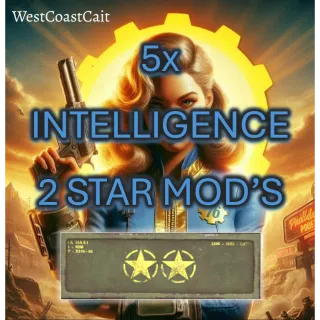 5x Intelligence 2 Star Mod's