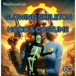 Glowing Skeleton Hood & Costume