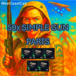 50x Simple Gun Parts