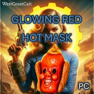 Glowing Red Hot Mask Fasnacht 