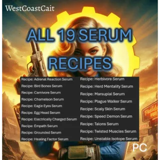 All 19 Serum Recipes