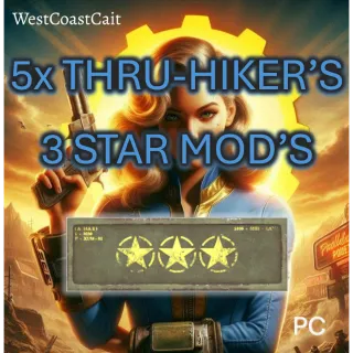 5x Thru-Hiker's 3 Star Mod's