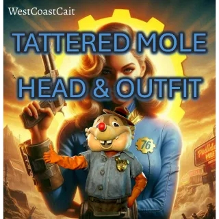 Tattered Mole Head & Outfit