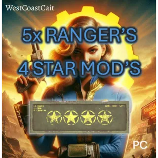 5x Ranger's 4 Star Mod's