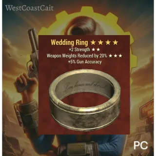 Wedding Ring +2 STR WWR Gun Accuracy