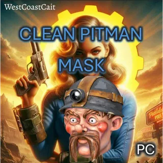 Clean Pitman Mask Fasnacht 
