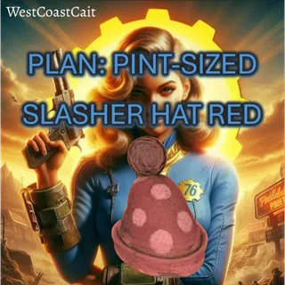 Plan: Pint-Sized Slasher Hat Red