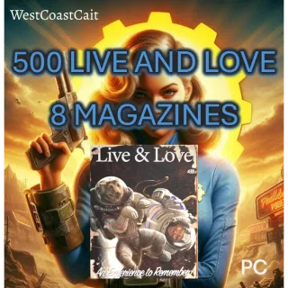 500 Live and Love 8 Magazines