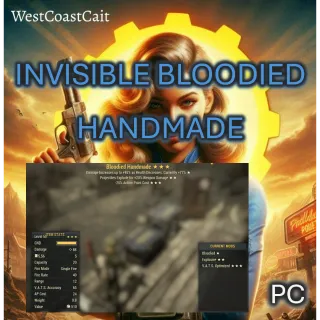 Invisible Bloodied Handmade
