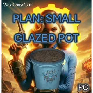 Plan: Small Glazed Pot