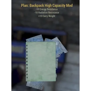 Plan: Backpack High Capacity Mod